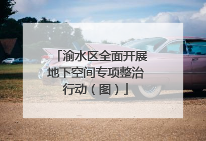 渝水区全面开展地下空间专项整治行动（图）