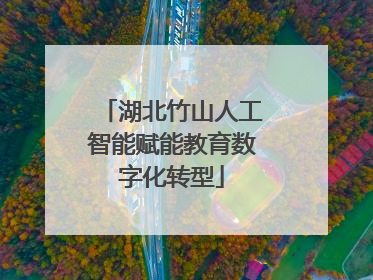 湖北竹山人工智能赋能教育数字化转型