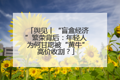 舆见丨“盲盒经济”繁荣背后：年轻人为何甘愿被“黄牛”高价收割？