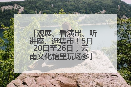 观展、看演出、听讲座、逛集市！5月20日至26日，云南文化馆里玩场多