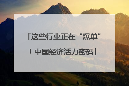 这些行业正在“爆单”！中国经济活力密码