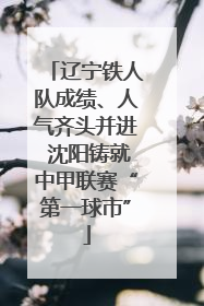 辽宁铁人队成绩、人气齐头并进 沈阳铸就中甲联赛“第一球市”