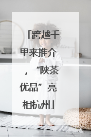 跨越千里来推介，“陕茶优品”亮相杭州