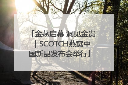 金燕启幕 洞见金贵｜SCOTCH燕窝中国新品发布会举行