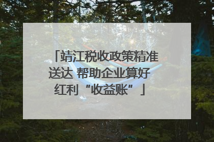 靖江税收政策精准送达 帮助企业算好红利“收益账”