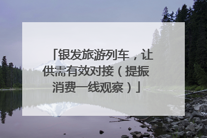 银发旅游列车，让供需有效对接（提振消费一线观察）