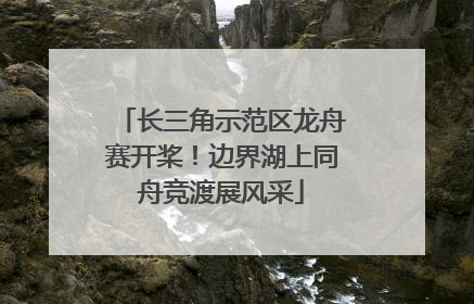 长三角示范区龙舟赛开桨！边界湖上同舟竞渡展风采