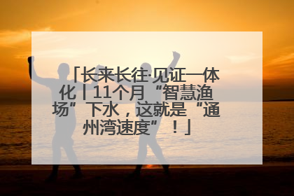 长来长往·见证一体化丨11个月“智慧渔场”下水，这就是“通州湾速度”！