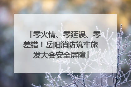 零火情、零延误、零差错！岳阳消防筑牢旅发大会安全屏障