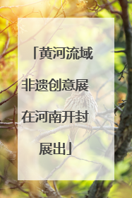 黄河流域非遗创意展在河南开封展出
