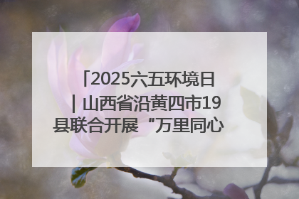 2025六五环境日｜山西省沿黄四市19县联合开展“万里同心，共护黄河”环保志愿者助力一泓清水入黄河公益活动