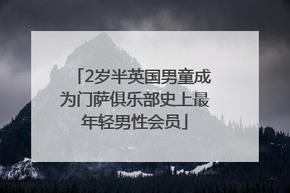 2岁半英国男童成为门萨俱乐部史上最年轻男性会员