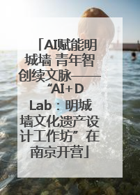 AI赋能明城墙 青年智创续文脉——“AI+D Lab：明城墙文化遗产设计工作坊”在南京开营